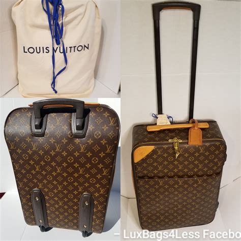 louis vuitton luggage on wheels